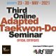 Tercer Seminario Online de Taekwon-Do Adaptado