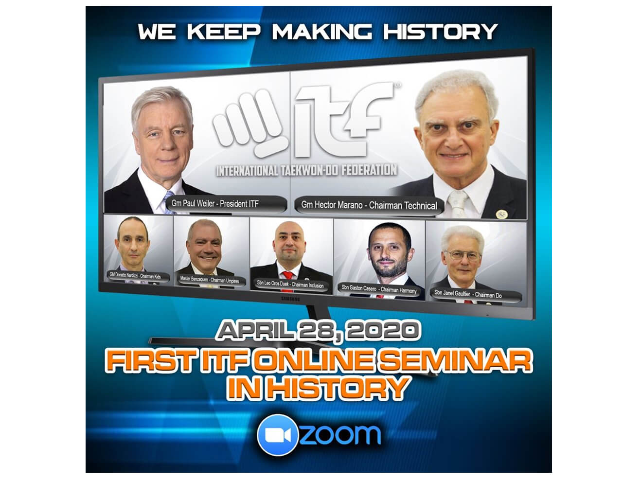 First ITF Online Seminar (Only for Presidents of NA and AA)