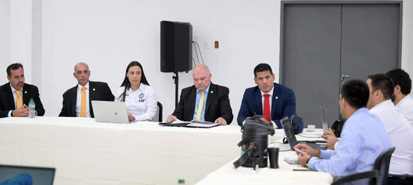 Meeting-FCST-Board-Benzaquén-and-Sports-Minister-of-Paraguay